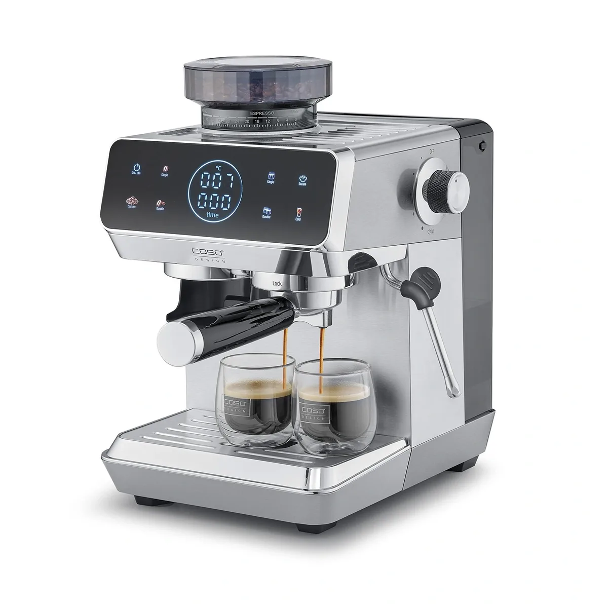 Máy pha cà phê CASO EspressoGourmet & Grind