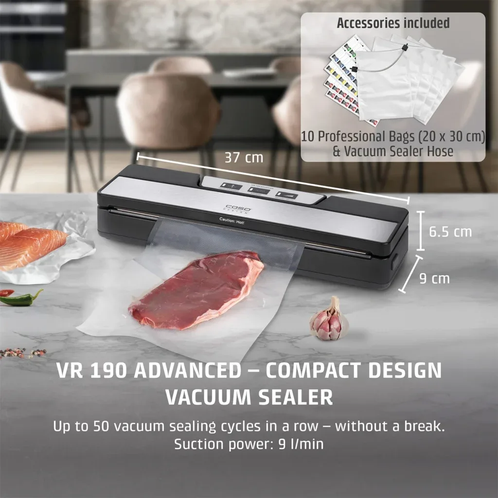 Máy hút chân không CASO VR 190 advanced – ảnh sản phẩm 4