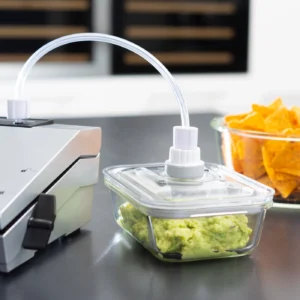 Hộp bảo quản chân không CASO Vacuum freshness container square – 600 ml