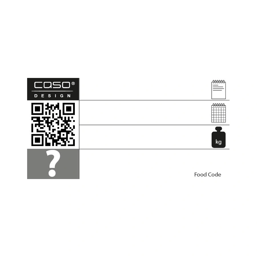Phụ kiện CASO Food Manager Sticker PRO – Category other