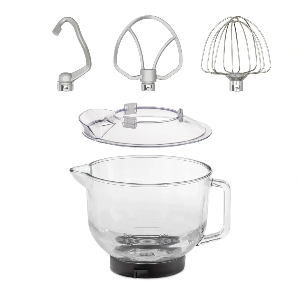Phụ kiện CASO Glass bowl with accessories for KM 1800 Black