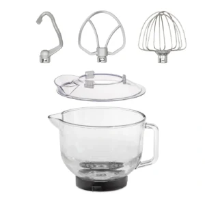 Phụ kiện CASO Glass bowl with accessories for KM 1800 Black
