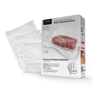 Màng hút chân không CASO Professional 5 foil set for vacuuming + sous vide cooking