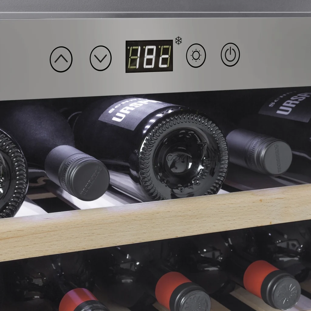 Tủ rượu vang CASO WineSafe 18 EB Inox