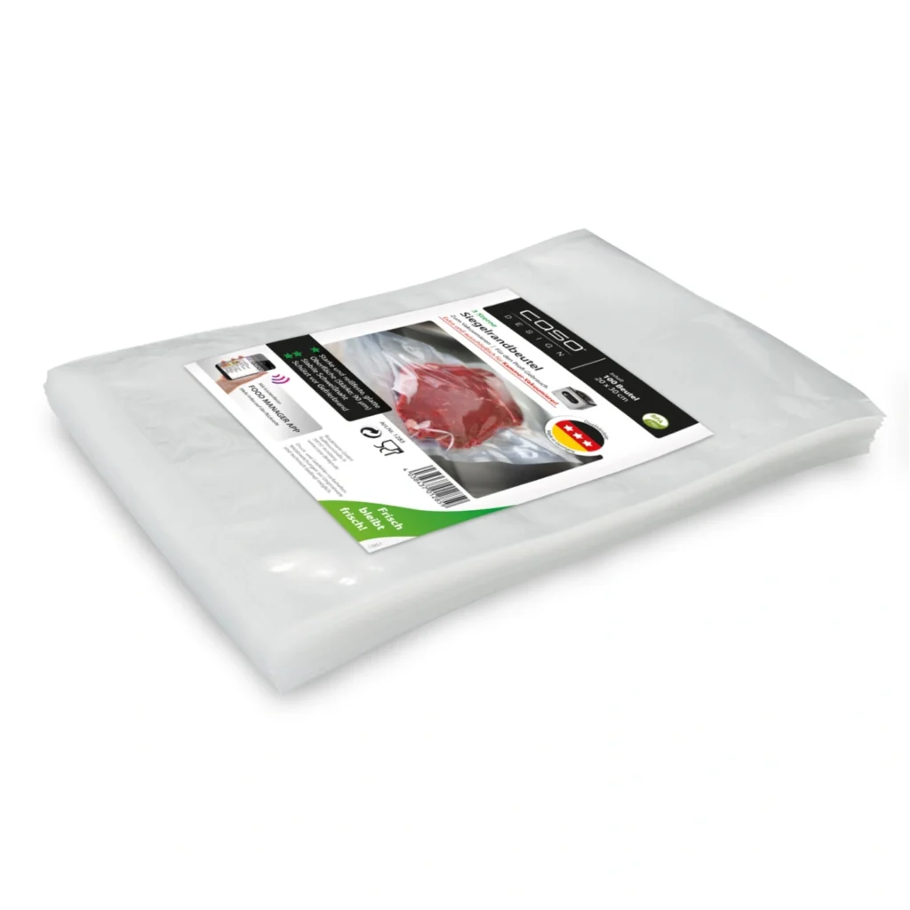 Túi & cuộn hút chân không CASO Seal bag 20×30 cm, 100 units