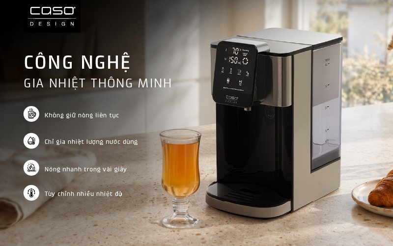 bình thủy điện caso có tốn điện không 2