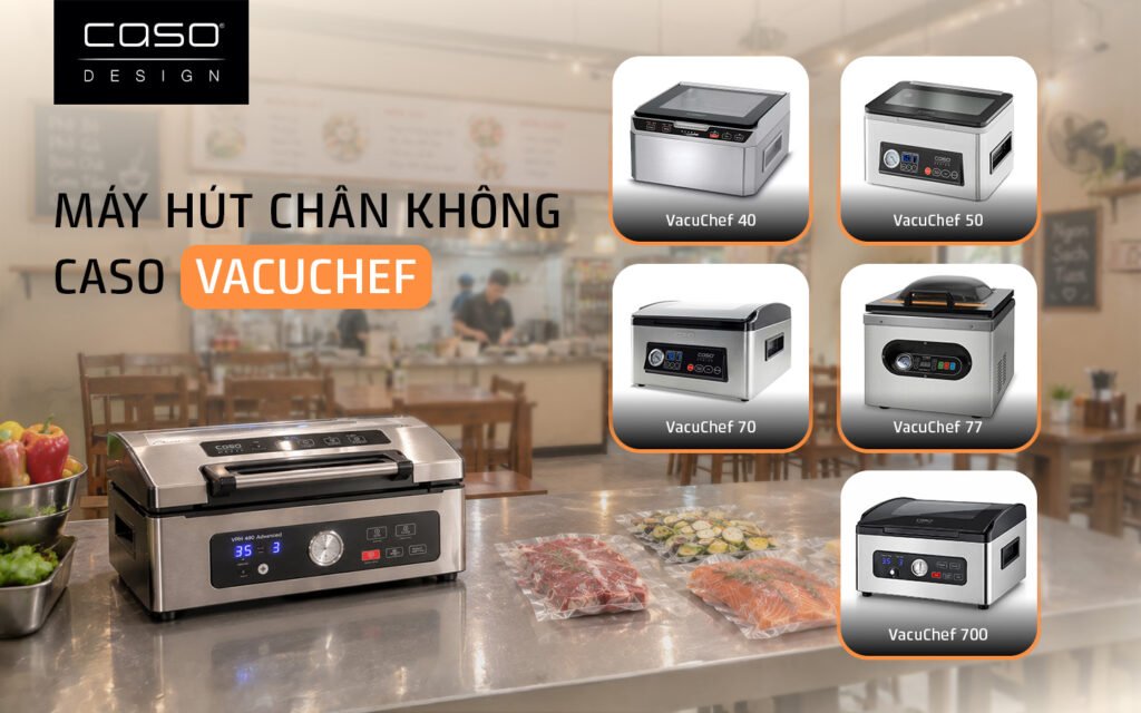 máy hút chân không caso phù hợp cho quán ăn 4