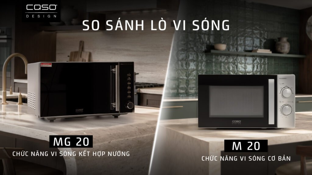 Mua lò vi sóng M 20 hay MG 20? So sánh các model và cách chọn